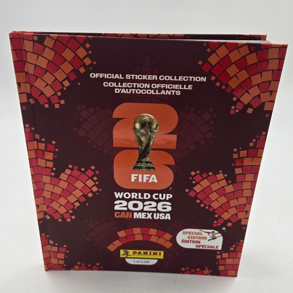 2026 Panini FIFA World Cup Hard Cover Album Canadian Edition Limited 1 of 2026